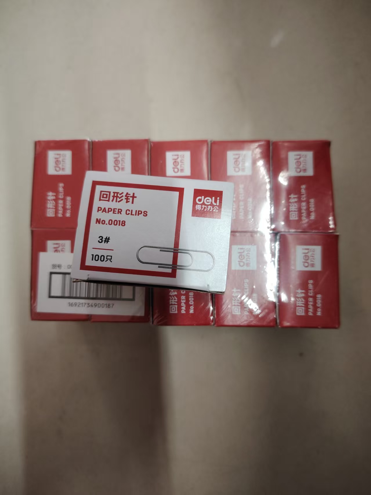 得力/deli 0018 曲別針 